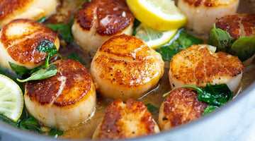 SEARED SCALLOPS WITH LEMON AND CHILLI BUTTER